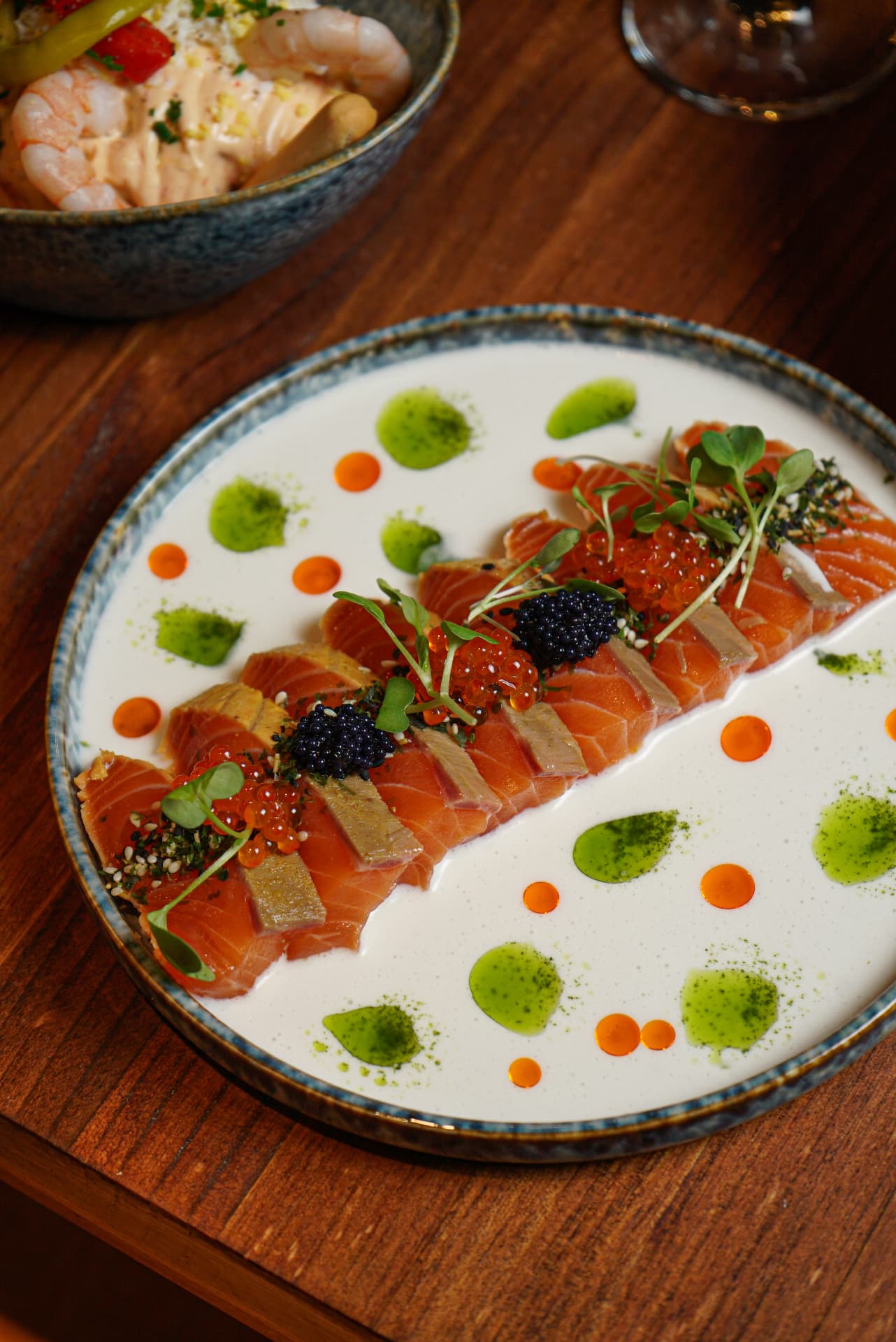 Sashimi de salmón